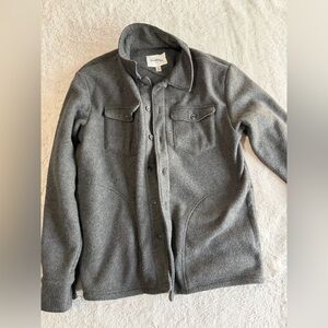 Goodfellow & Co Gray Lightweight Shirt Jacket